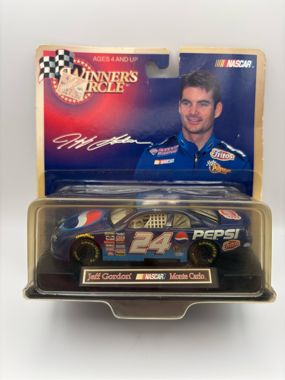 Vintage NIB Jeff Gordon #24 Pepsi NASCAR 1/43 Die-Cast Car Winner's Circle